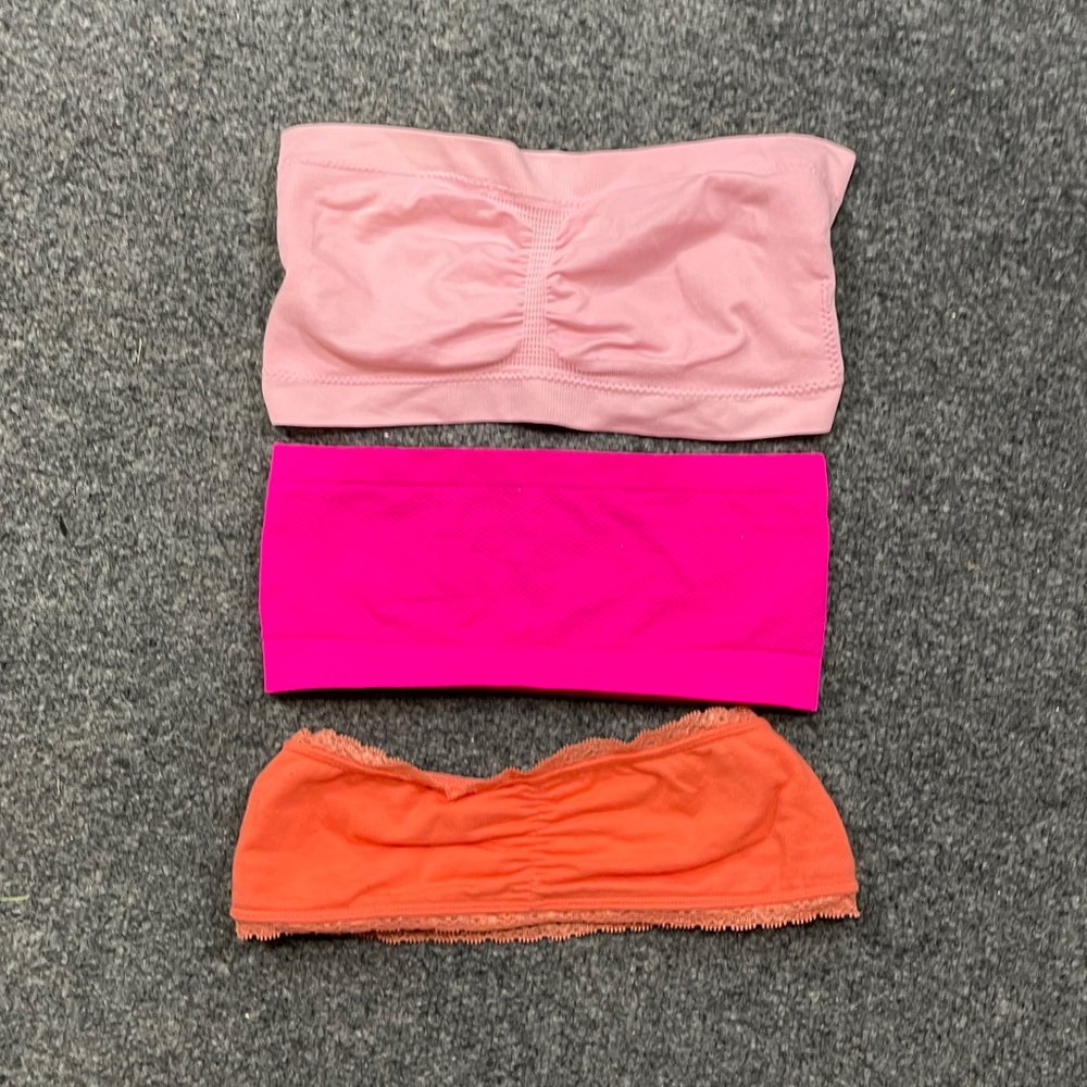 Bundle girl’s Strapless Tube/Bra/Top Sz S